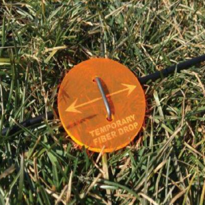 Temporary Fiber Drop Markers