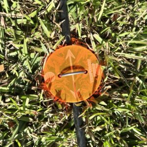 Temporary Fiber Drop Markers